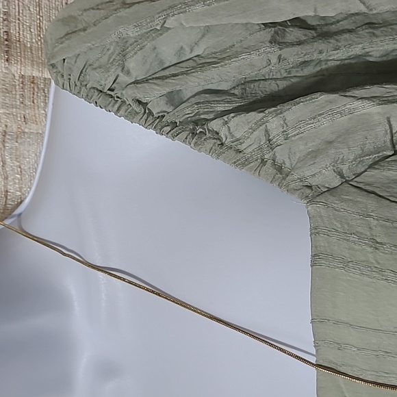 AURA midi dress green color size large - Picture 7 of 15